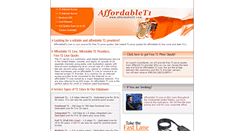 Desktop Screenshot of affordablet1.com